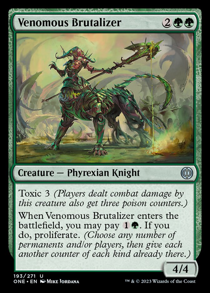 Venomous Brutalizer [Phyrexia: All Will Be One] | Gate City Games LLC