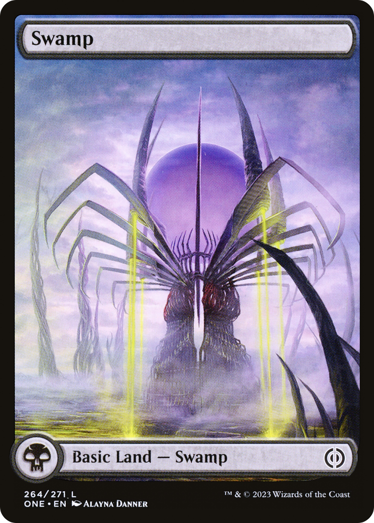 Swamp (264) (Full-Art) [Phyrexia: All Will Be One] | Gate City Games LLC