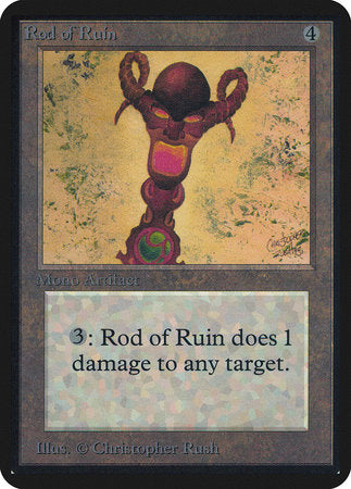 Rod of Ruin [Limited Edition Alpha] | Gate City Games LLC