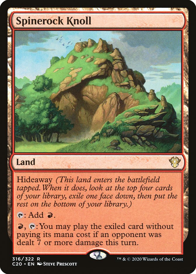 Spinerock Knoll [Commander 2020] | Gate City Games LLC