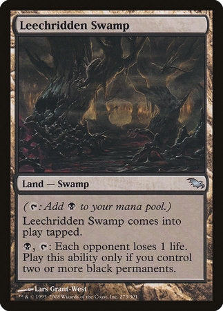 Leechridden Swamp [Shadowmoor] | Gate City Games LLC
