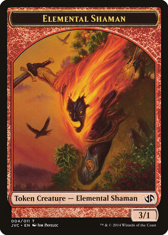 Elemental Shaman Token (Jace vs. Chandra) [Duel Decks Anthology Tokens] | Gate City Games LLC