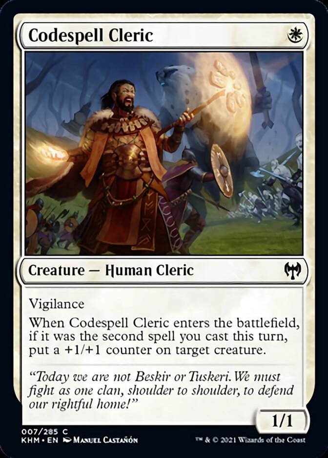 Codespell Cleric [Kaldheim] | Gate City Games LLC