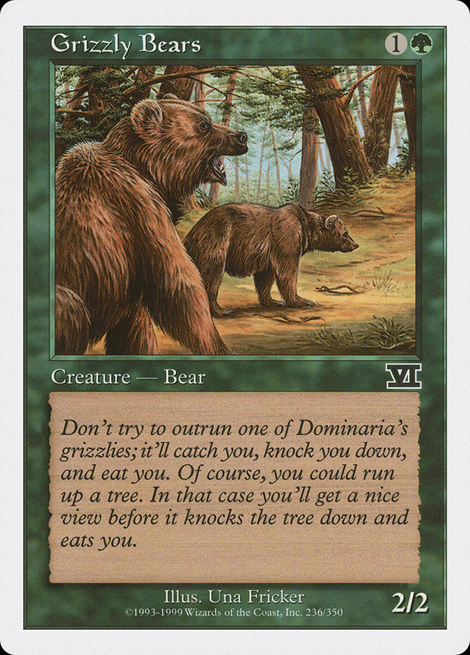Grizzly Bears [Classic Sixth Edition] | Gate City Games LLC