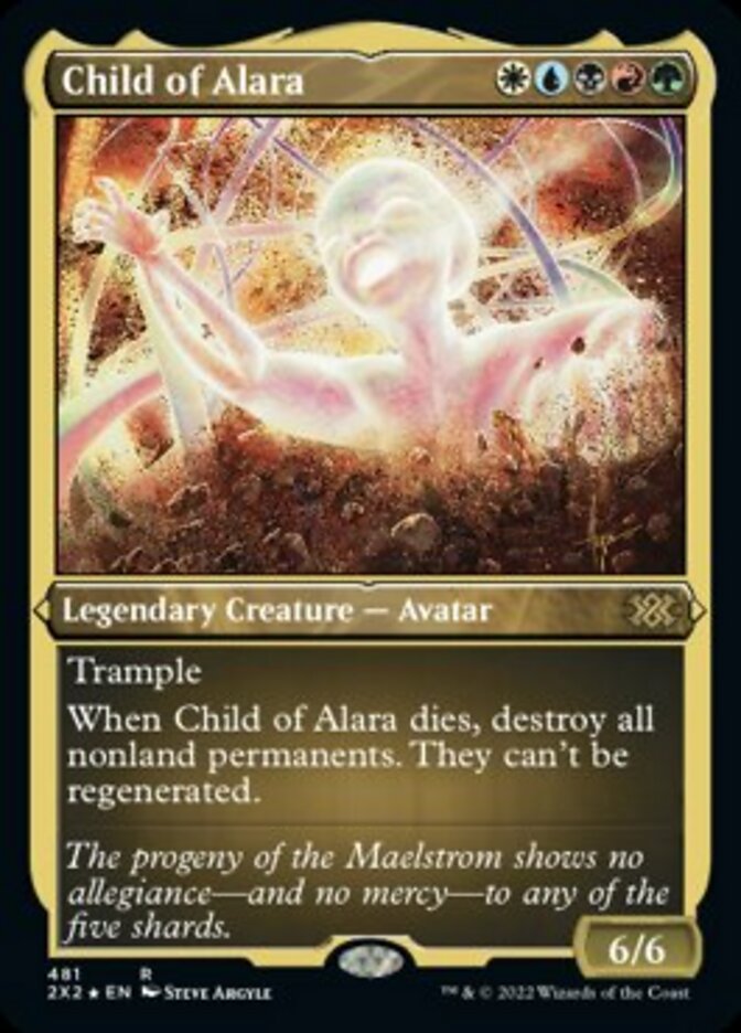 Child of Alara (Foil Etched) [Double Masters 2022] | Gate City Games LLC