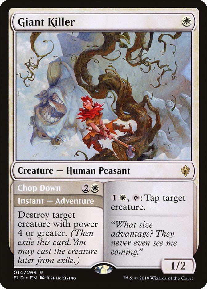 Giant Killer // Chop Down [Throne of Eldraine] | Gate City Games LLC