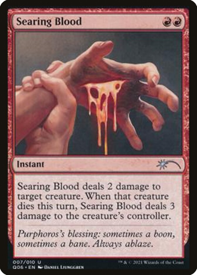 Searing Blood [Pioneer Challenger Decks 2021] | Gate City Games LLC