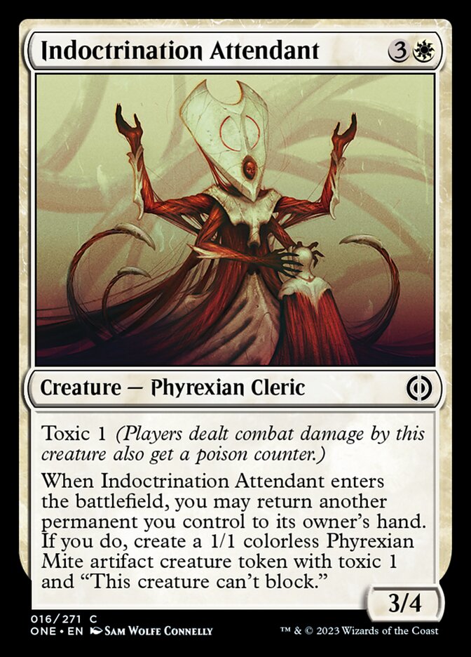 Indoctrination Attendant [Phyrexia: All Will Be One] | Gate City Games LLC