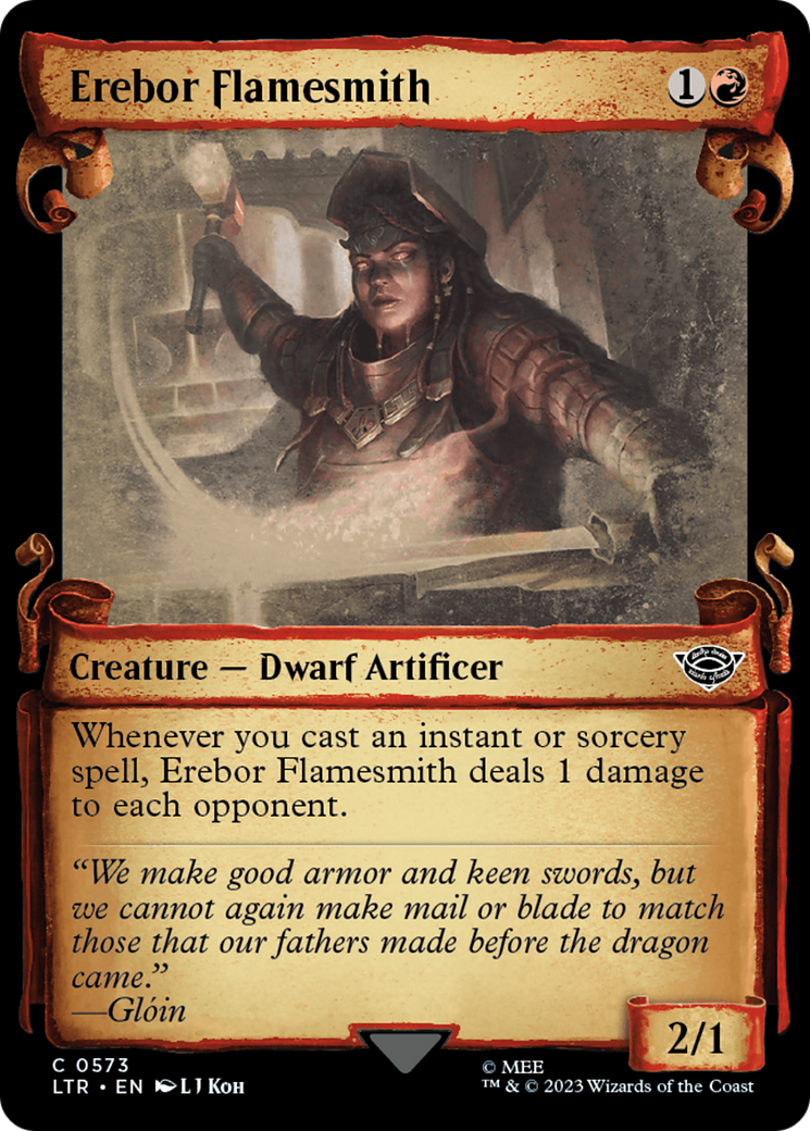 Erebor Flamesmith [The Lord of the Rings: Tales of Middle-Earth Showcase Scrolls] | Gate City Games LLC