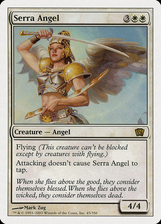 Serra Angel [Eighth Edition] | Gate City Games LLC