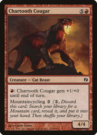 Chartooth Cougar [Duel Decks: Venser vs. Koth] | Gate City Games LLC
