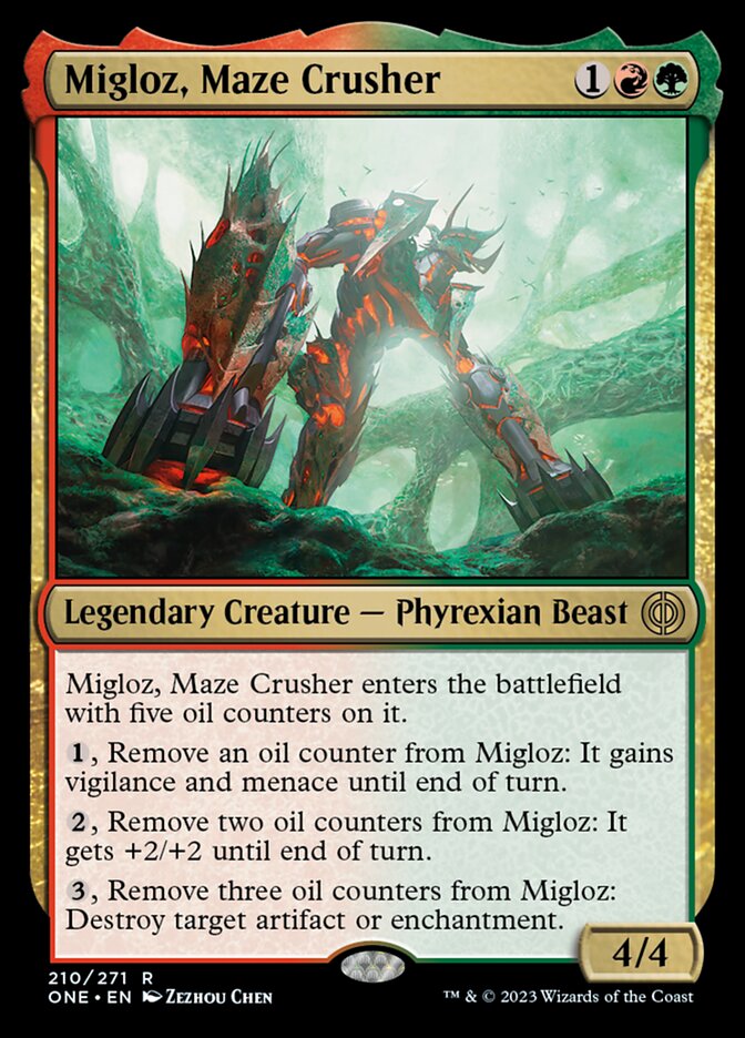 Migloz, Maze Crusher [Phyrexia: All Will Be One] | Gate City Games LLC