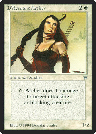 D'Avenant Archer [Legends] | Gate City Games LLC