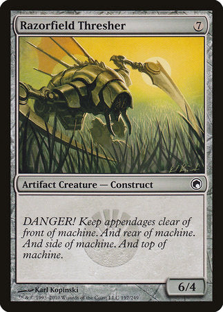 Razorfield Thresher [Scars of Mirrodin] | Gate City Games LLC