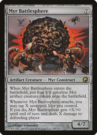 Myr Battlesphere [Scars of Mirrodin] | Gate City Games LLC