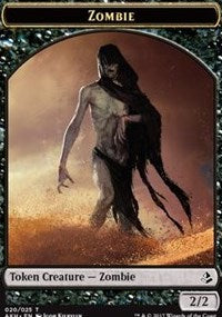 Zombie // Trueheart Duelist Token [Amonkhet Tokens] | Gate City Games LLC