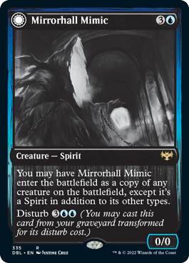 Mirrorhall Mimic // Ghastly Mimicry [Innistrad: Double Feature] | Gate City Games LLC