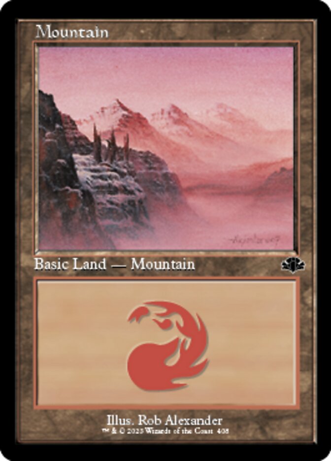 Mountain (408) (Retro) [Dominaria Remastered] | Gate City Games LLC