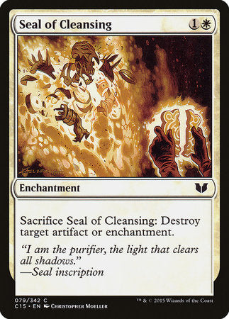 Seal of Cleansing [Commander 2015] | Gate City Games LLC