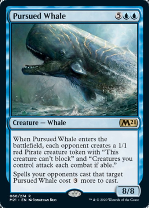 Pursued Whale [Core Set 2021] | Gate City Games LLC