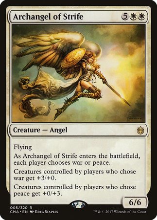 Archangel of Strife [Commander Anthology] | Gate City Games LLC