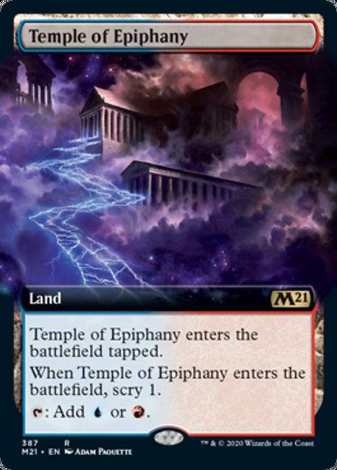 Temple of Epiphany (Extended Art) [Core Set 2021] | Gate City Games LLC