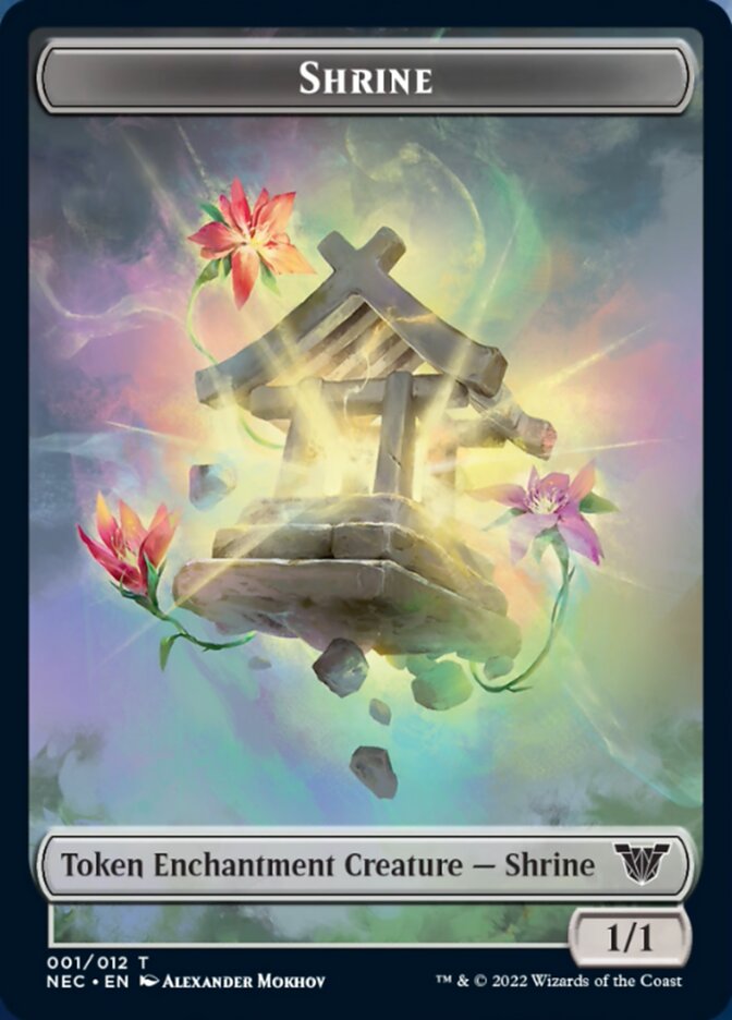 Shrine Token [Kamigawa: Neon Dynasty Commander Tokens] | Gate City Games LLC