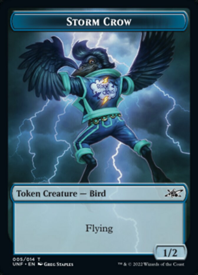 Storm Crow Token [Unfinity Tokens] | Gate City Games LLC