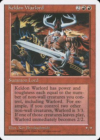 Keldon Warlord [Fourth Edition] | Gate City Games LLC