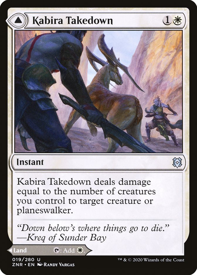 Kabira Takedown // Kabira Plateau [Zendikar Rising] | Gate City Games LLC