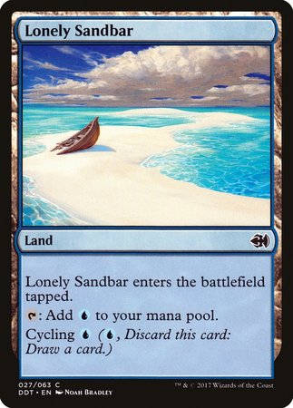 Lonely Sandbar [Duel Decks: Merfolk vs. Goblins] | Gate City Games LLC