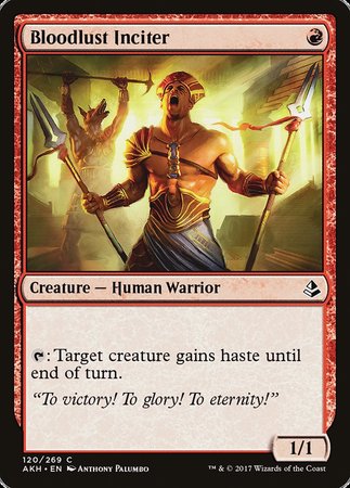 Bloodlust Inciter [Amonkhet] | Gate City Games LLC