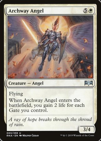 Archway Angel [Ravnica Allegiance] | Gate City Games LLC