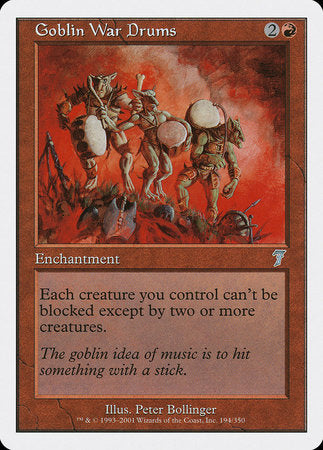 Goblin War Drums [Seventh Edition] | Gate City Games LLC