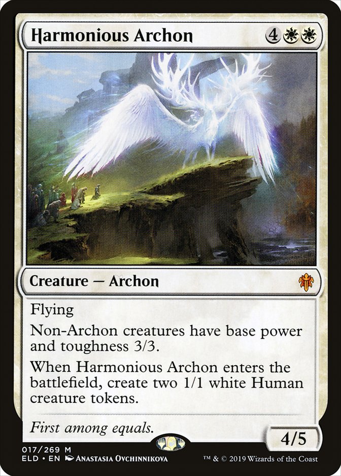 Harmonious Archon [Throne of Eldraine] | Gate City Games LLC