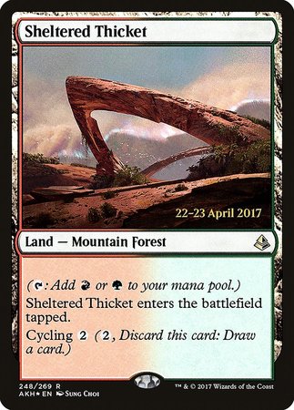 Sheltered Thicket [Amonkhet Promos] | Gate City Games LLC