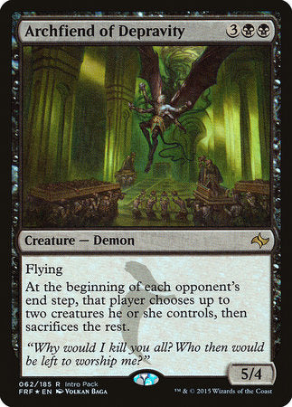 Archfiend of Depravity [Fate Reforged Promos] | Gate City Games LLC