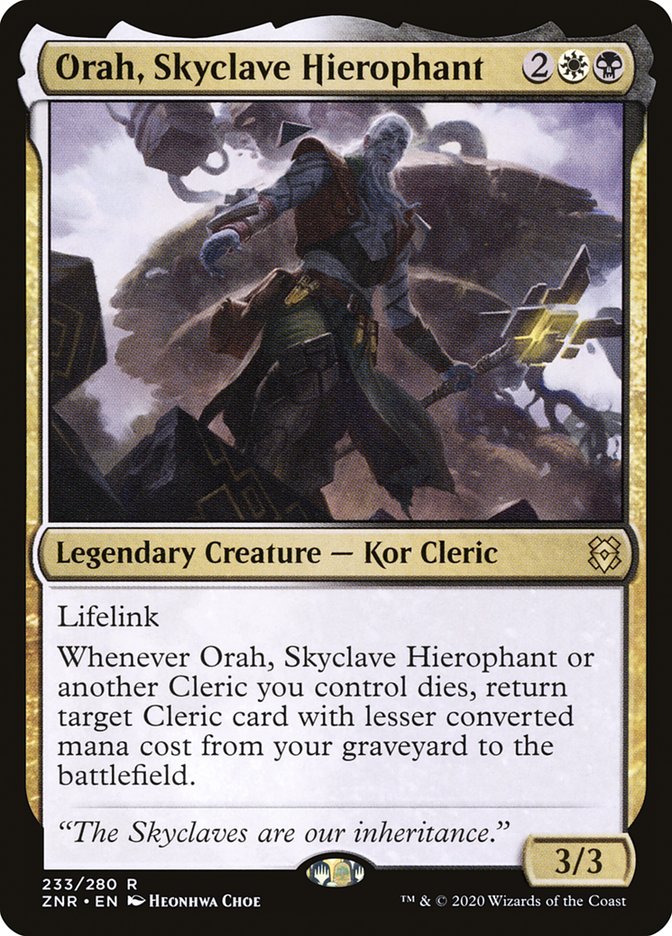 Orah, Skyclave Hierophant [Zendikar Rising] | Gate City Games LLC