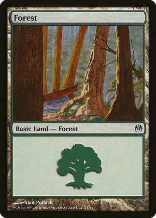 Forest (71) [Duel Decks: Phyrexia vs. the Coalition] | Gate City Games LLC