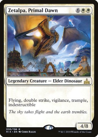 Zetalpa, Primal Dawn [Rivals of Ixalan Promos] | Gate City Games LLC