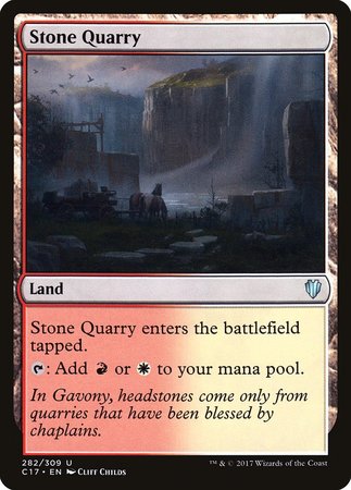 Stone Quarry [Commander 2017] | Gate City Games LLC
