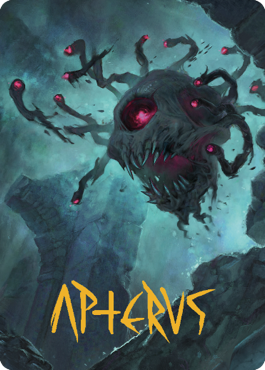 Ghastly Death Tyrant Art Card (Gold-Stamped Signature) [Commander Legends: Battle for Baldur's Gate Art Series] | Gate City Games LLC