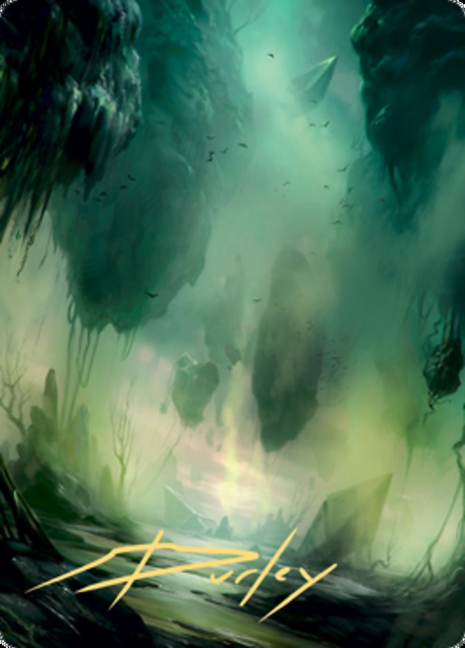 Swamp 1 Art Card (Gold-Stamped Signature) [Zendikar Rising Art Series] | Gate City Games LLC