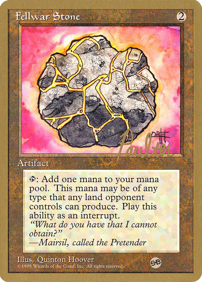 Fellwar Stone (Preston Poulter) (SB) [Pro Tour Collector Set] | Gate City Games LLC