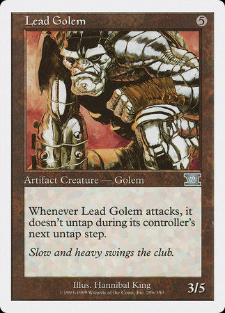 Lead Golem [Classic Sixth Edition] | Gate City Games LLC