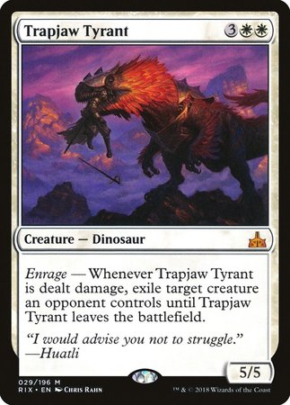 Trapjaw Tyrant [Rivals of Ixalan] | Gate City Games LLC