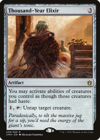 Thousand-Year Elixir [Commander Anthology] | Gate City Games LLC