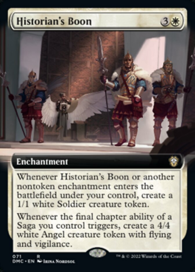 Historian's Boon (Extended Art) [Dominaria United Commander] | Gate City Games LLC