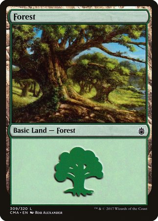 Forest (309) [Commander Anthology] | Gate City Games LLC