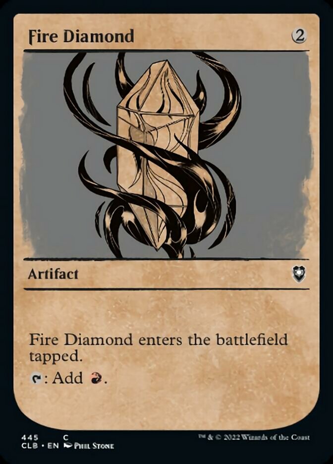 Fire Diamond (Showcase) [Commander Legends: Battle for Baldur's Gate] | Gate City Games LLC